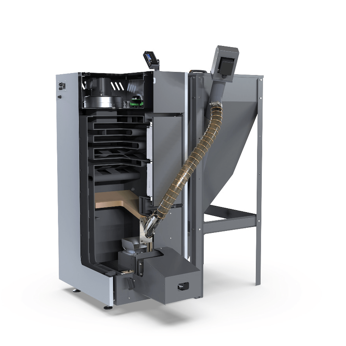 Pelletkessel NEXTPELL+ 20 kW – Effizientes Heizen mit modernster Technologie - GEMA Shop