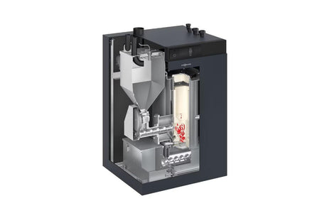 Pelletkessel Viessmann Vitoligno 300 - C Heizkessel vollautomatisch 12KW - GEMA Shop