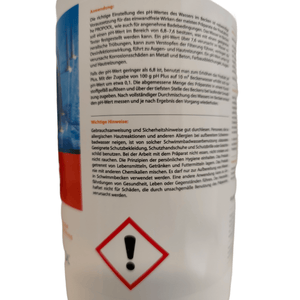 pH plus Granulat 1Kg für Pool - GEMA Shop