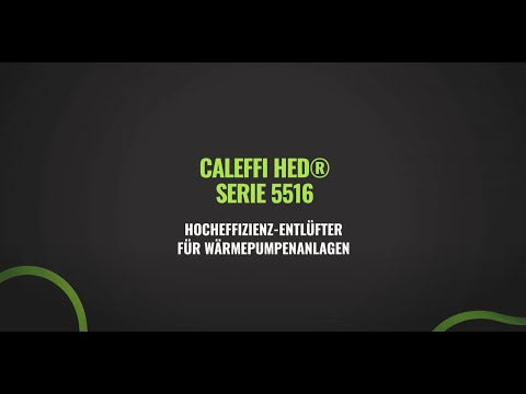 Högeffektiv andningsventil CALEFFI HED®