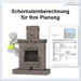 Chimney Berechnung Werbung für Schornsteinberechnung und Heizungsplanung Dienstleistungen