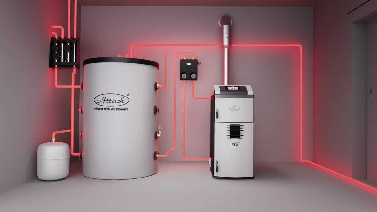 Αεριοποιητής ξύλου 50 kW ATTACK SLX 50 Profi