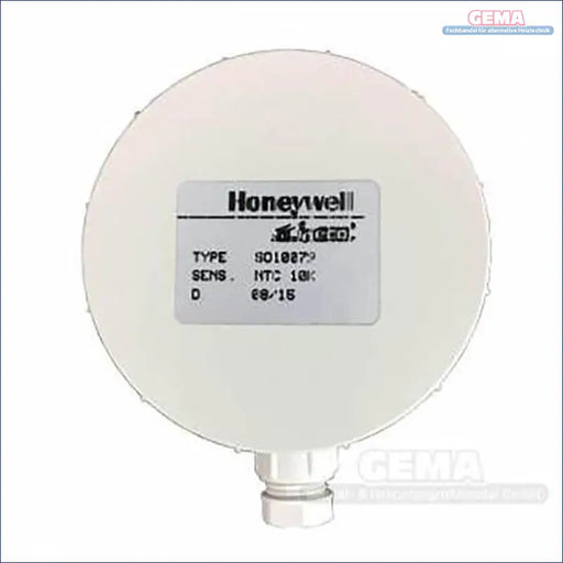 Weiße Honeywell-Sensor in elektrischem Anschlusskasten für Heizungen
