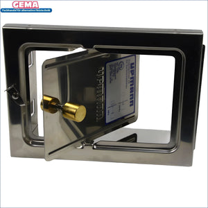 Metallischer rechteckiger Zugangsklappe Zugbegrenzer Z4 130 x 190 mm für Wartung
